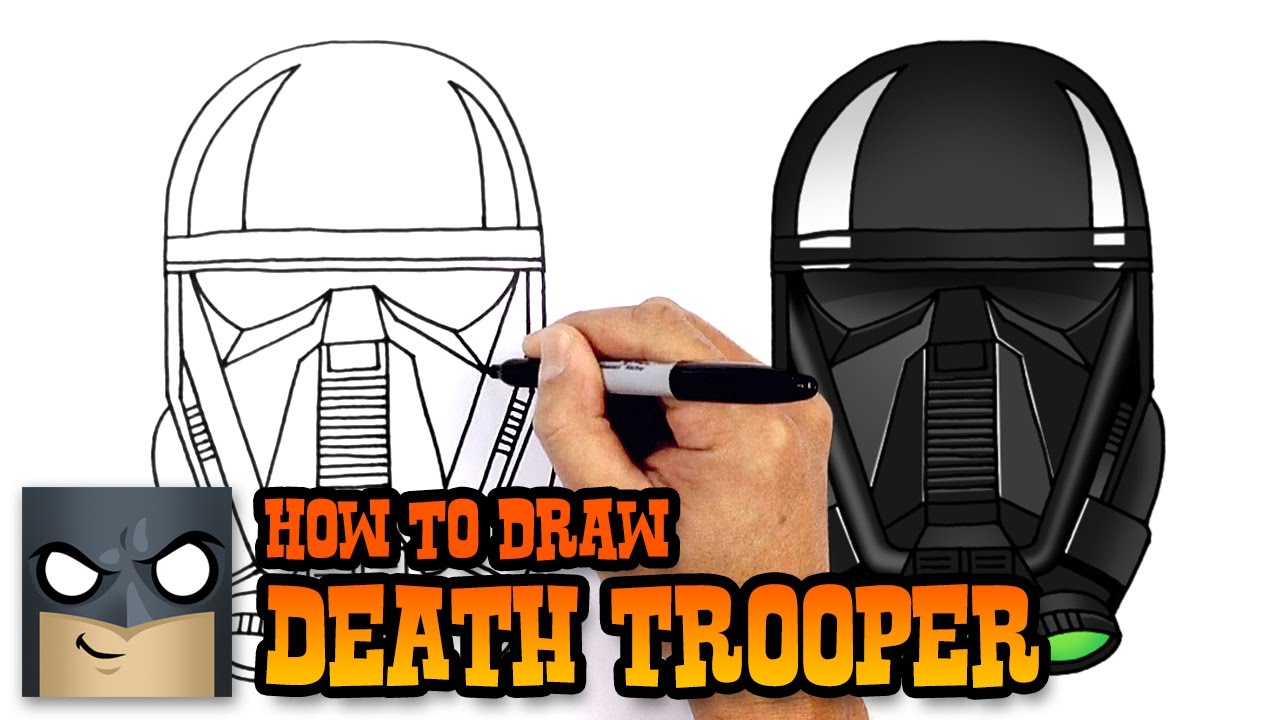 1280x720 How To Draw Star Wars Death Trooper