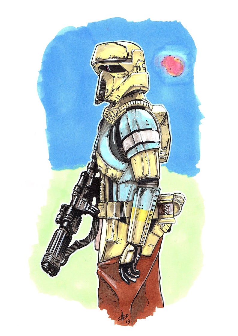 794x1122 Shore Trooper Star Wars Rogue One Jedi Sci Fi Nerd
