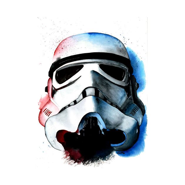 630x630 Stormtrooper Watercolor Concept Star Wars Rogue One Inspiration