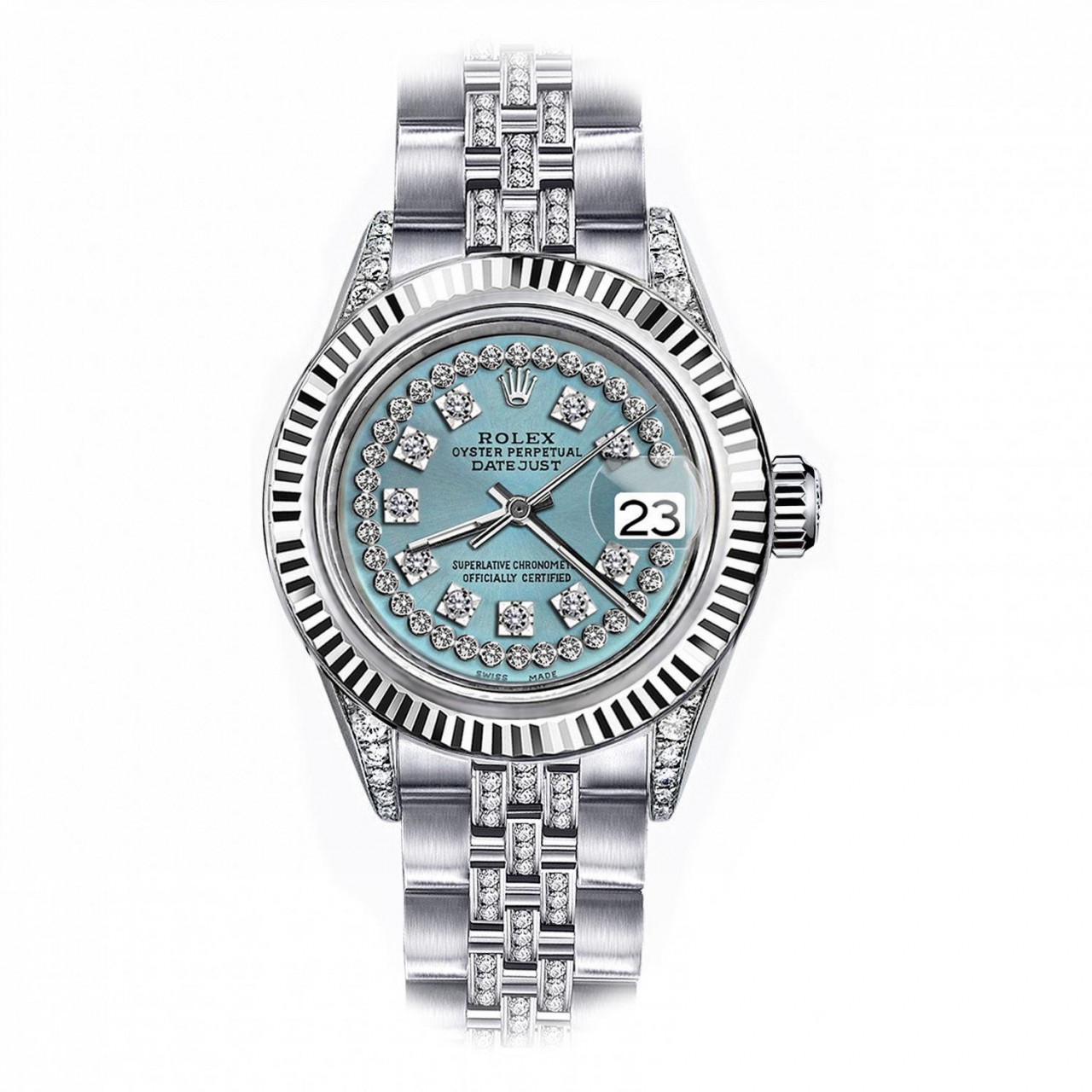 1280x1280 rolex turquoise string sp datejust ss bezel center