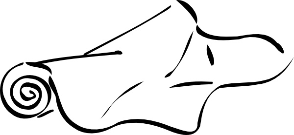 600x277 Fabric Roll Clip Art Free Vector In Open Office Drawing