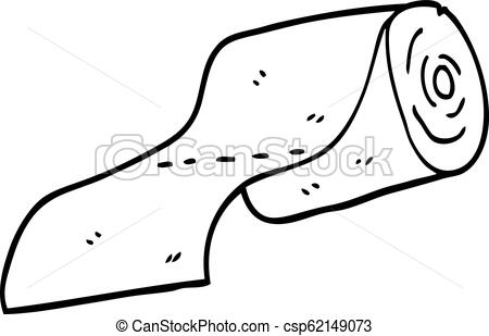 450x309 Line Drawing Cartoon Toilet Roll