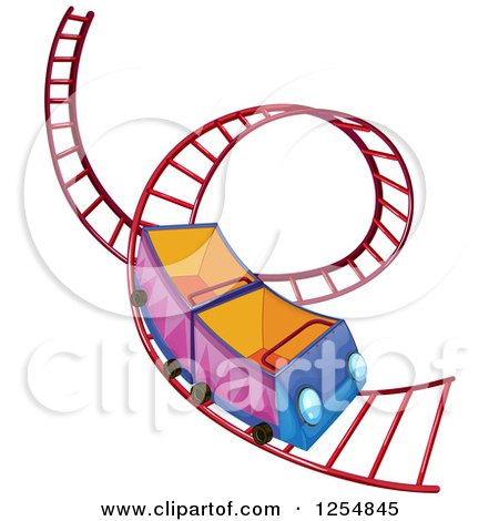 450x470 Roller Coaster Cart Clipart