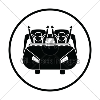 325x325 Roller Coaster Cart Icon Gl Stock Images