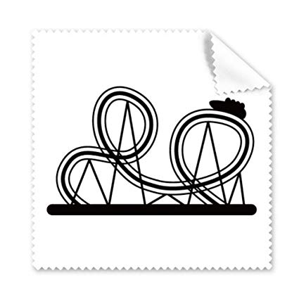 425x425 Black Roller Coaster Amusement Park Silhouette