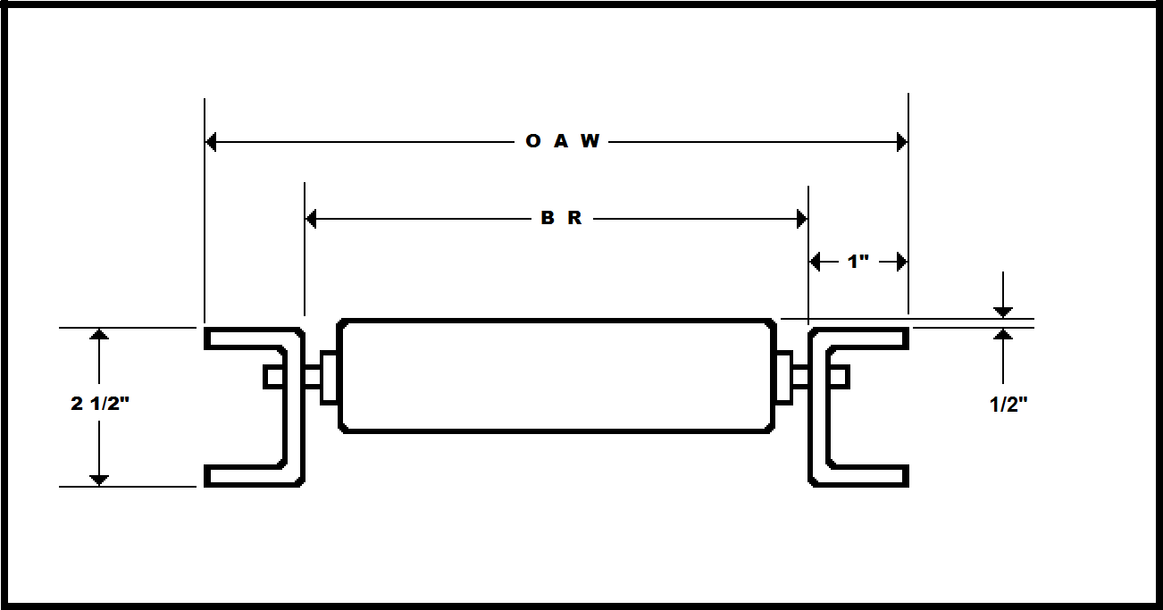 1302x683 Steel Light Duty Roller Conveyor Srl