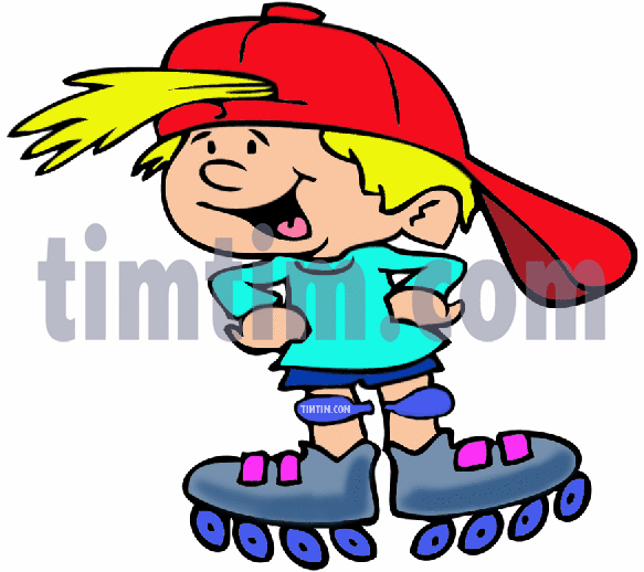 583x518 Free Drawing Of A Roller Skate Boy From The Category Sports
