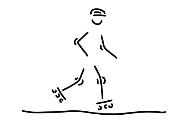 600x423 Roller Skate Drawings Fine Art America