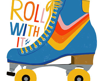 340x270 Roller Skate Art Etsy