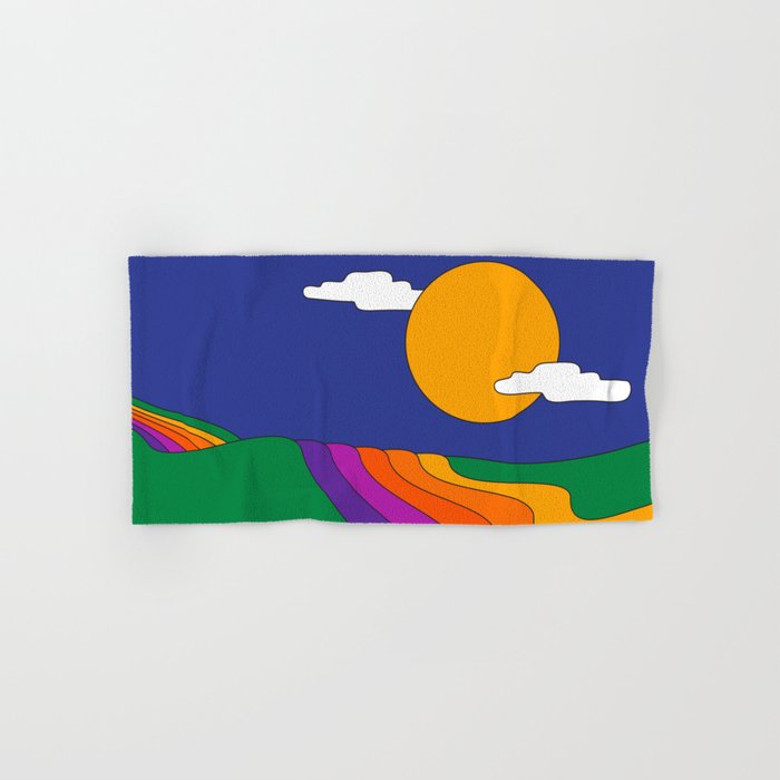 700x700 Rolling Hills Hand Bath Towel