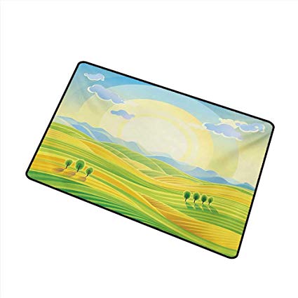 425x425 antibacterial doormat country sunny rural landscape