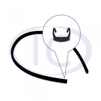 350x350 Rear Door Glass Seal