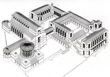 Roman Architecture Drawing 