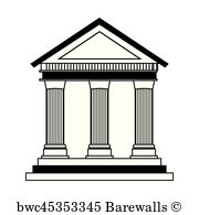 180x195 Columns Building, Art Print Barewalls Posters Prints