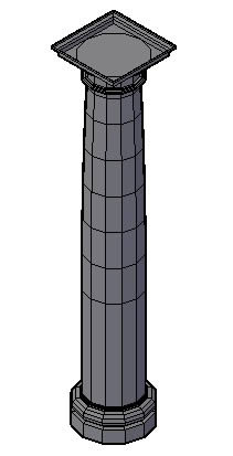 211x413 Roman Column In Autocad Cad Download