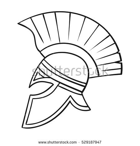 450x470 Roman Soldier Outline