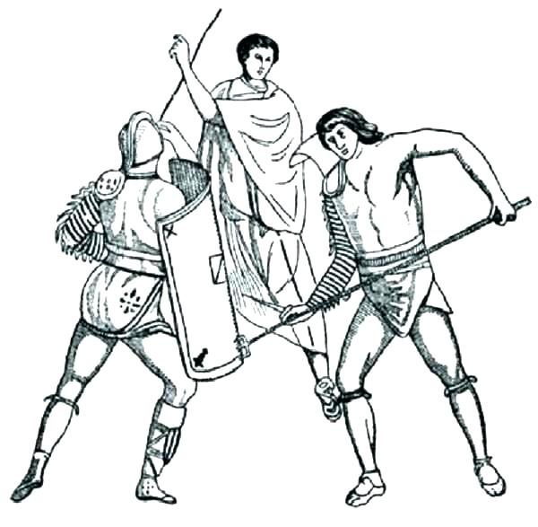 600x587 Images Of Roman Coloring Pages