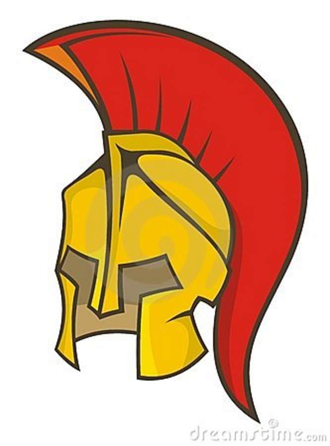666x900 Roman Helmet Clipart