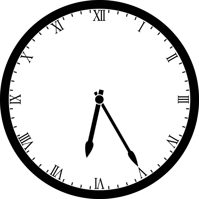 640x640 Clock Clipart Etc