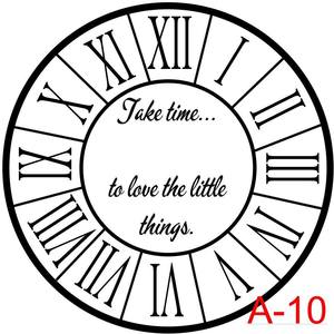 300x300 A Roman Numerals With Border Insert Take Time To Enjoy