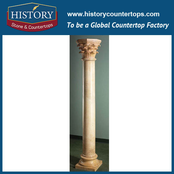600x600 Stone Corinthian Marble Column Roman Column From China