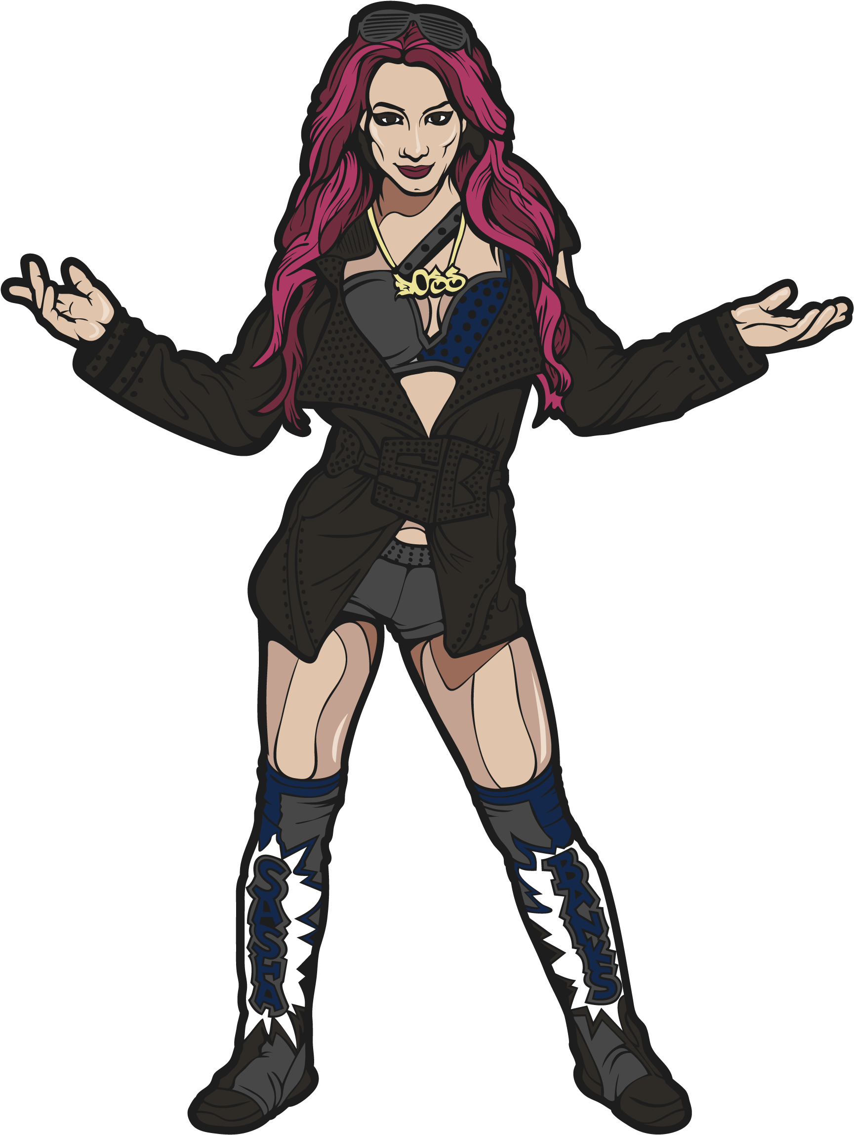 1729x2296 Hd Sasha Banks