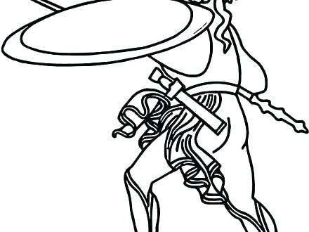 440x330 A Cartoon Drawing Of Roman Soldier From Ancient Rome Coloring