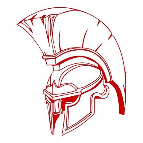 466x466 Azutura Spartan Army Helmet Wall Sticker Roman Soldier
