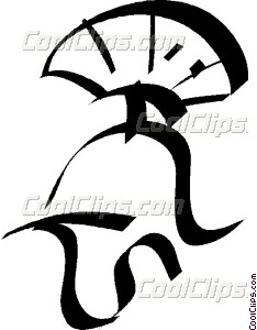 234x300 Roman Warrior Helmet Vector Clip Art