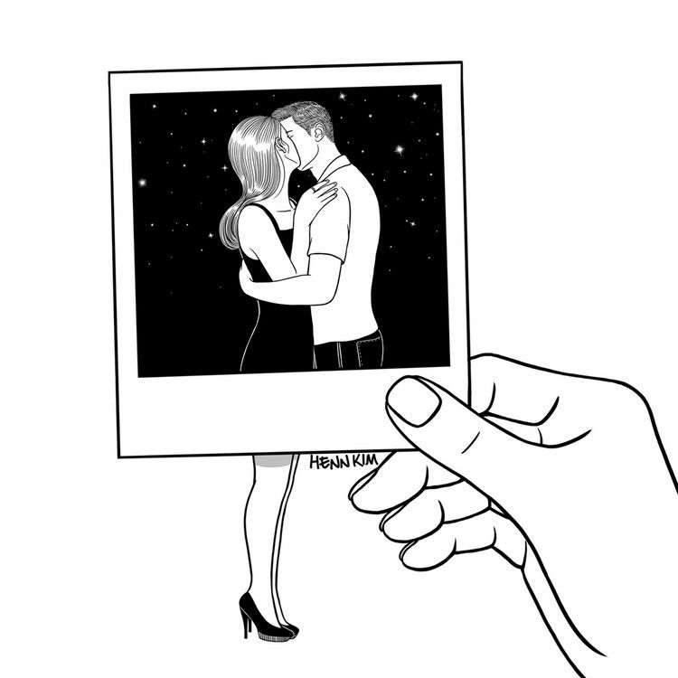 750x750 Henn Kim Minimal Illustrations That Suggest Deep Feelings