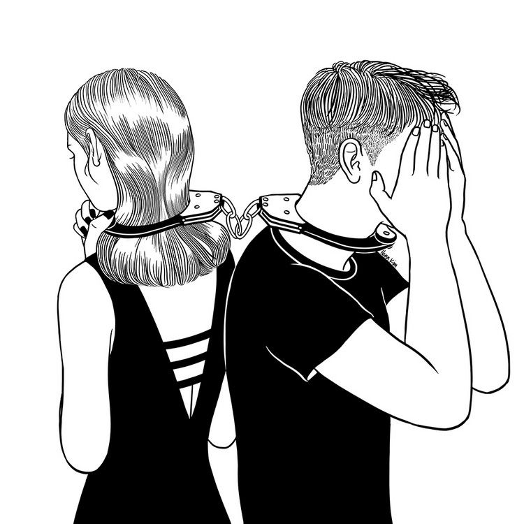 750x750 Henn Kim Minimal Illustrations That Suggest Deep Feelings