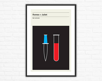 340x270 Romeo And Juliet Poster Etsy