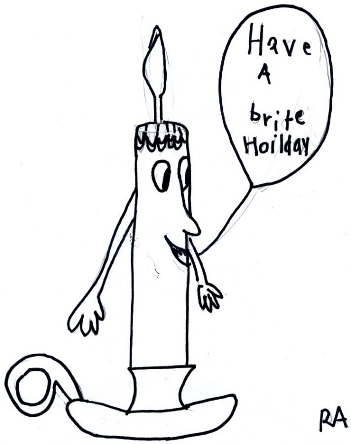 712x900 Holiday Cartoon The Black White