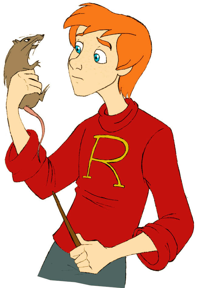 648x950 Ron Weasley And Scabbers