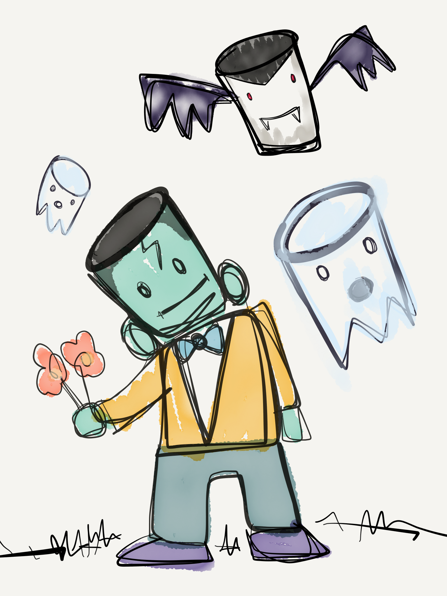 1536x2048 Donate A Minute Doodle Brighten A Kid's Day