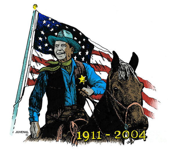 600x513 Ronald Reagan Drawings Pixels