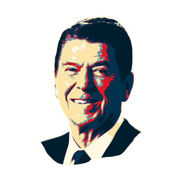 630x630 Ronald Reagan Smile Pop Art