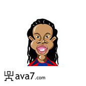 173x173 Ronaldinho Caricatures