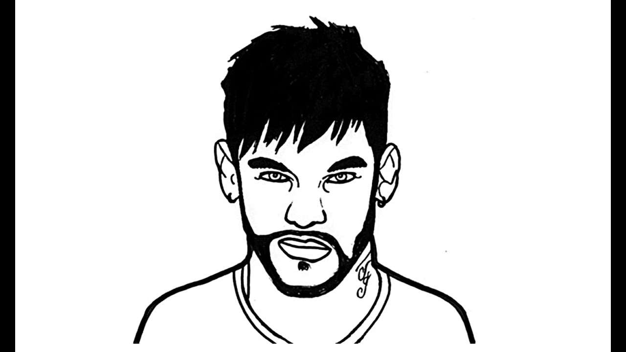 1280x720 Come Disegnare Neymar