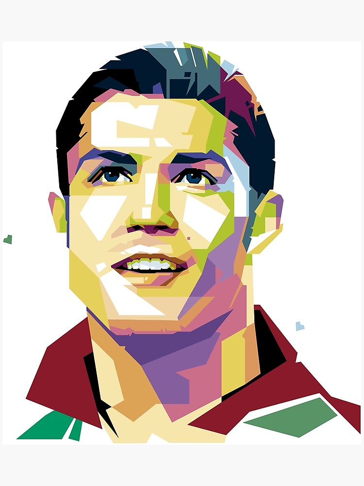 750x1000 Cristiano Ronaldo Pop Art Photographic Print