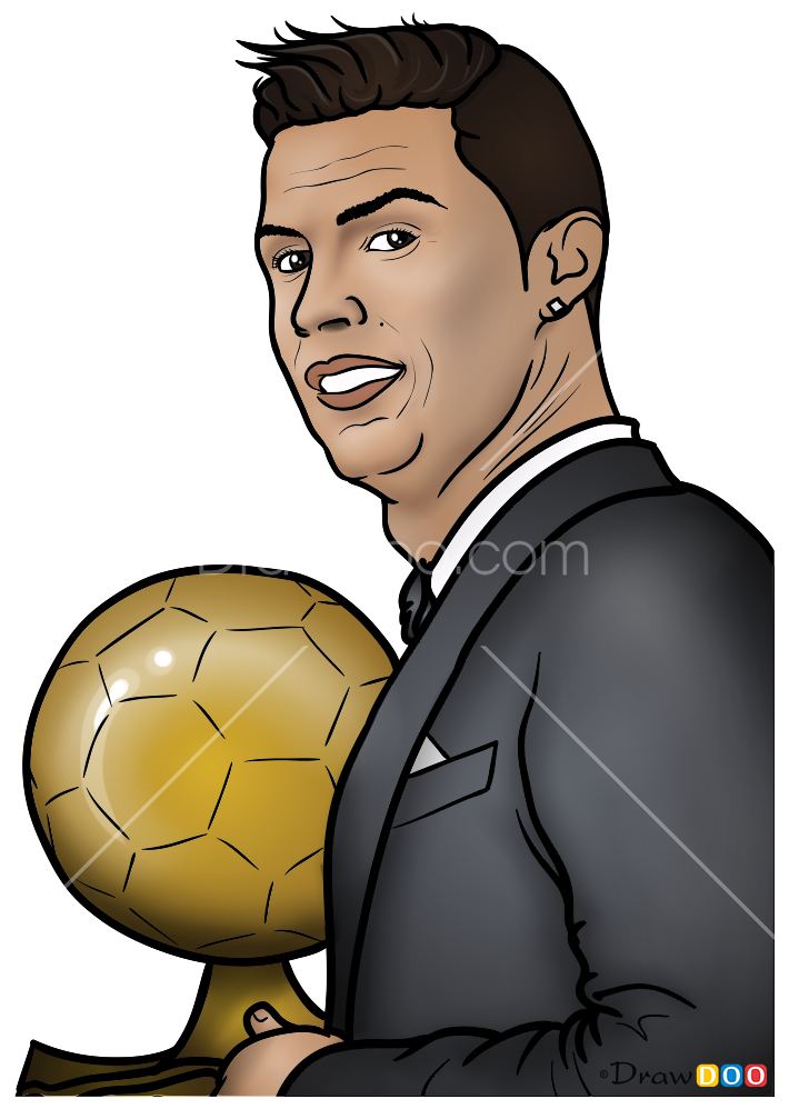 Ronaldo Cartoon Drawing | Free download on ClipArtMag