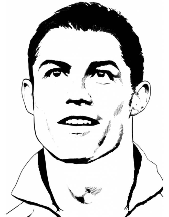 660x847 Ronaldo Coloring Pages Art Drawings Cristiano Ronaldo Hd
