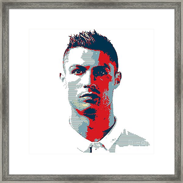 600x600 Ronaldo Framed Print