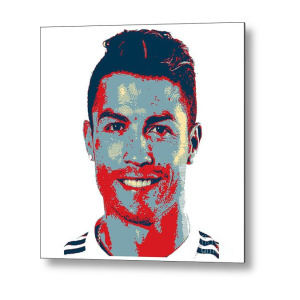 300x300 Ronaldo Metal Print