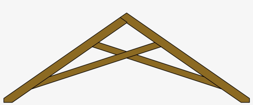 820x342 Scissor Roof Truss Drawing