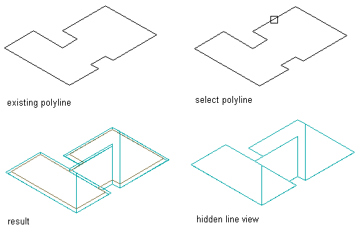 522x336 To Create A Roof From Polylines Autocad Architecture Autodesk