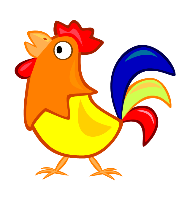 640x676 Rooster, Chicken, Drawing, Transparent Png Image Clipart Free
