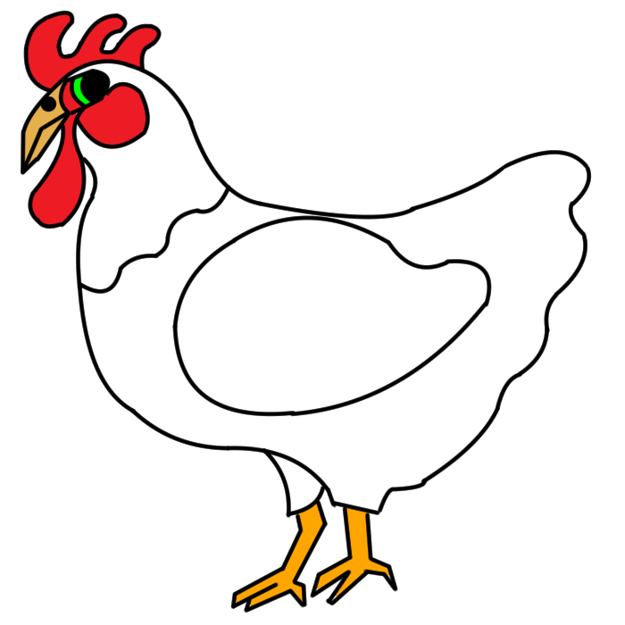 700x700 Drawing Feather Chicken Transparent Png Clipart Free Download