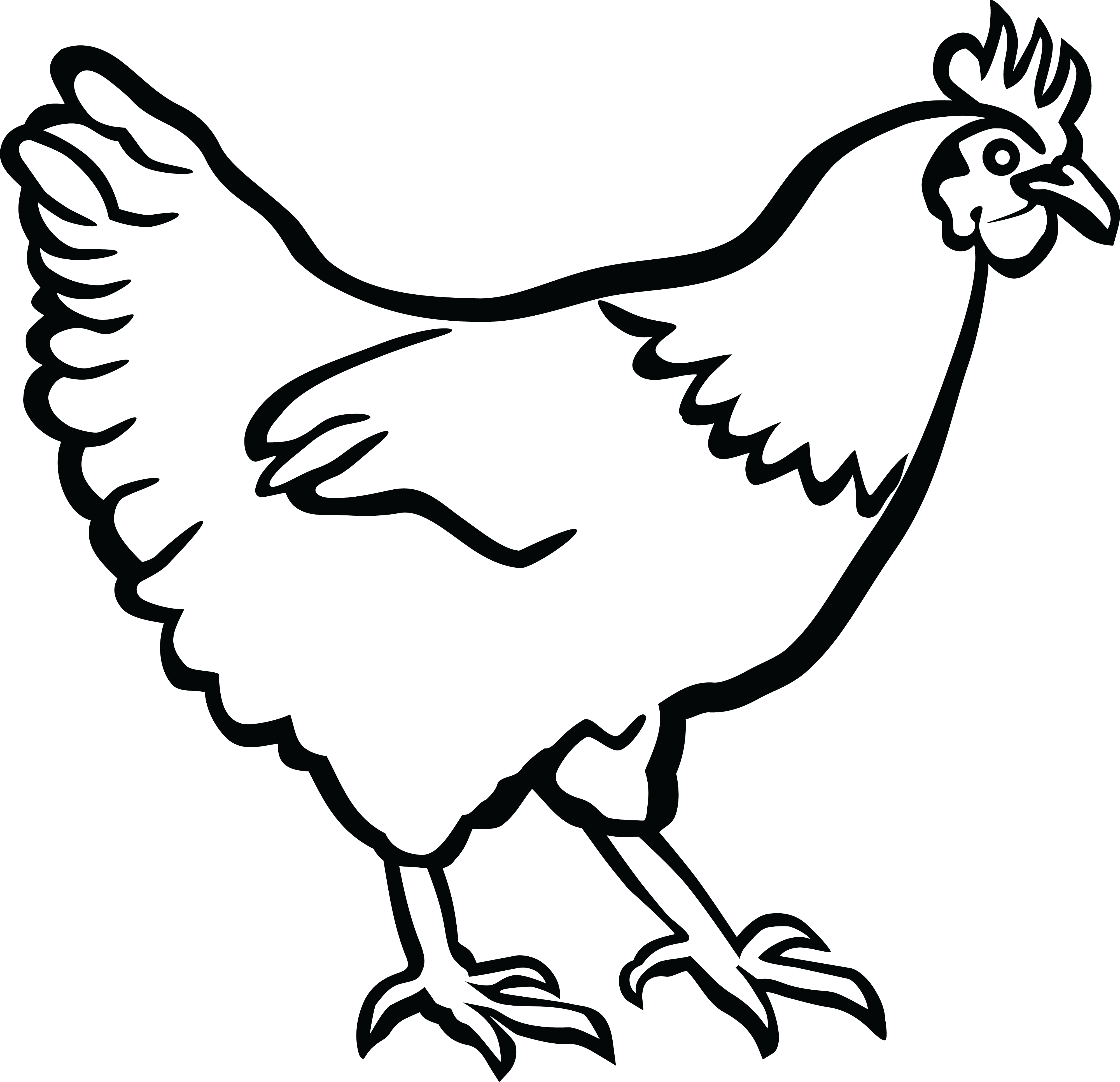 4000x3867 Cliparts For Free Download Rooster Clipart Drawing And Use