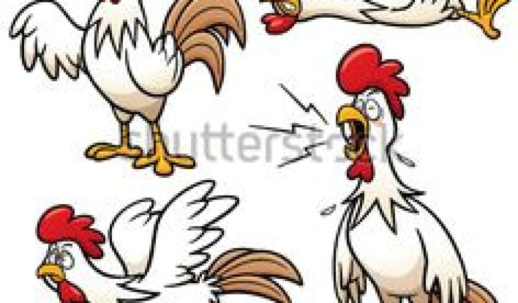 1024x600 Drawing Of A Cartoon Rooster Best Cartoon Chicken Images